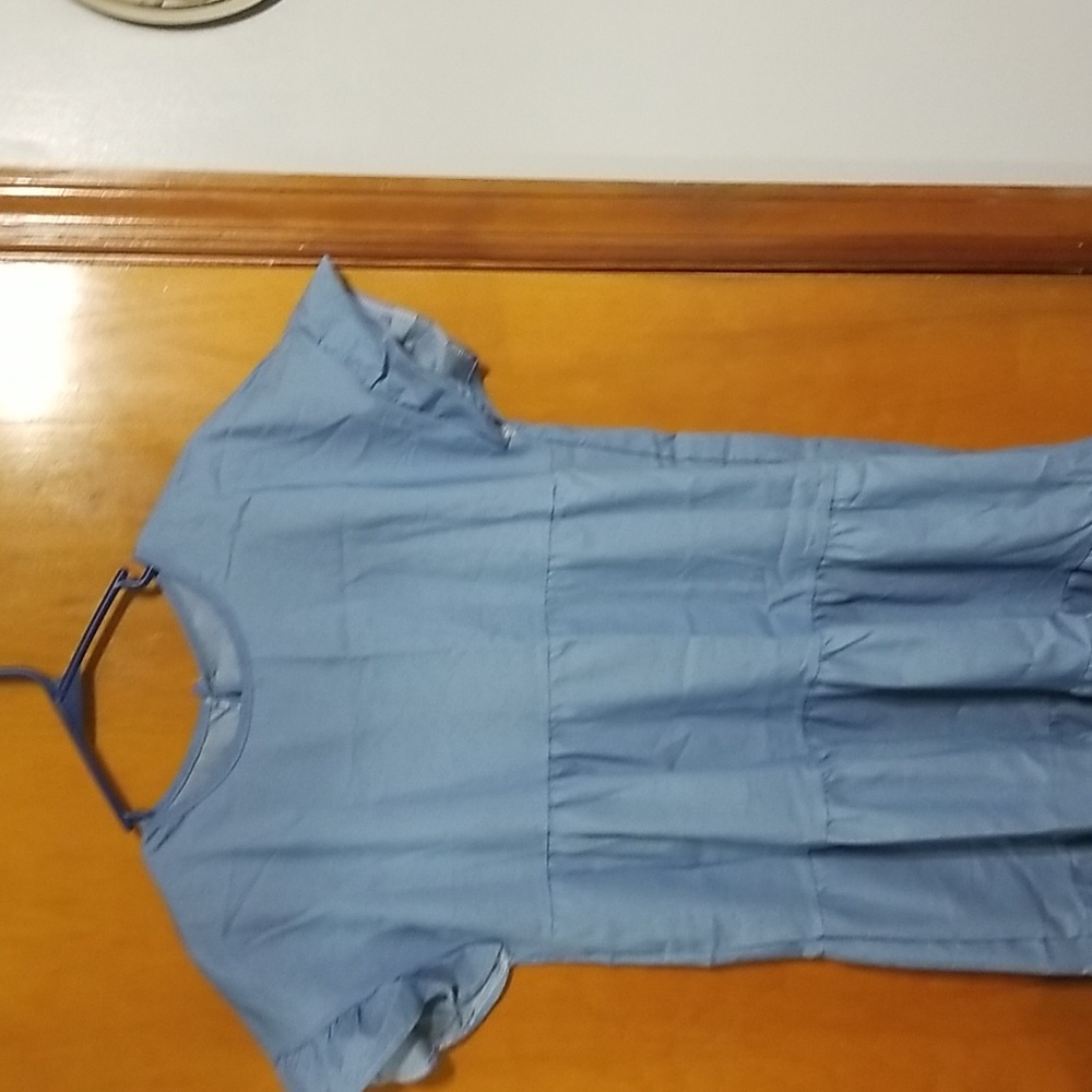 Lite Blue Baby Doll Dress